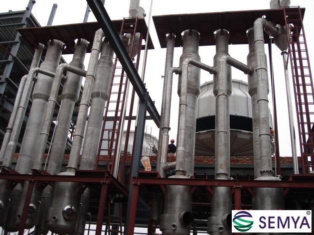 玉米浸泡水三效降膜蒸發(fā)器